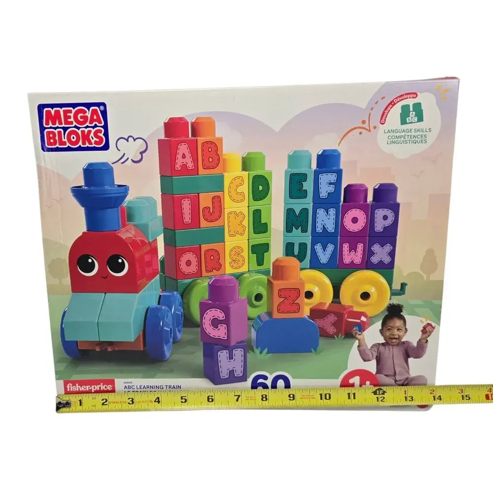 Mega Bloks Building Basics ABC Learning Train